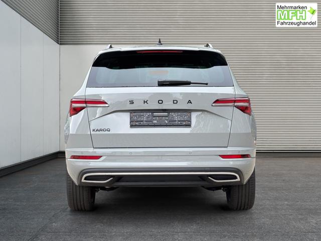 Skoda / Karoq / Grau / / / 1.5 TSI-DSG Sportline NAVI+360&deg;Kamera+ACC+KESSY+18'LM