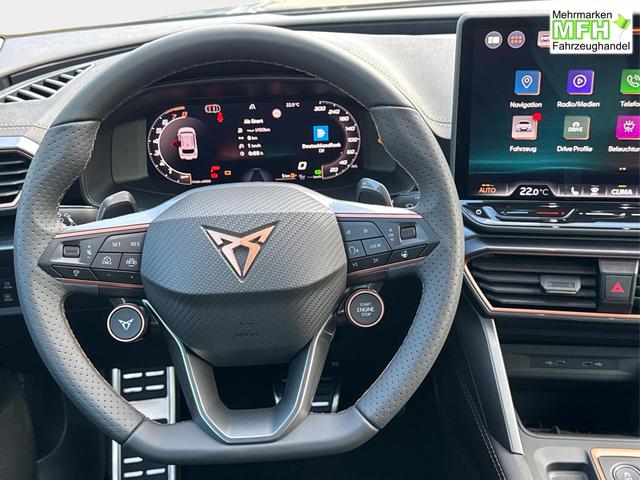 Cupra / Leon Sportstourer / Blau / / / ST 4x4 AHK+eHK+NAVI+ACC+SHZ+18 ALU+LED, Bei den verwendeten Bildern kann es sich um Beispielbilder handeln, ggf. teilweise mit Sonderausstattung.