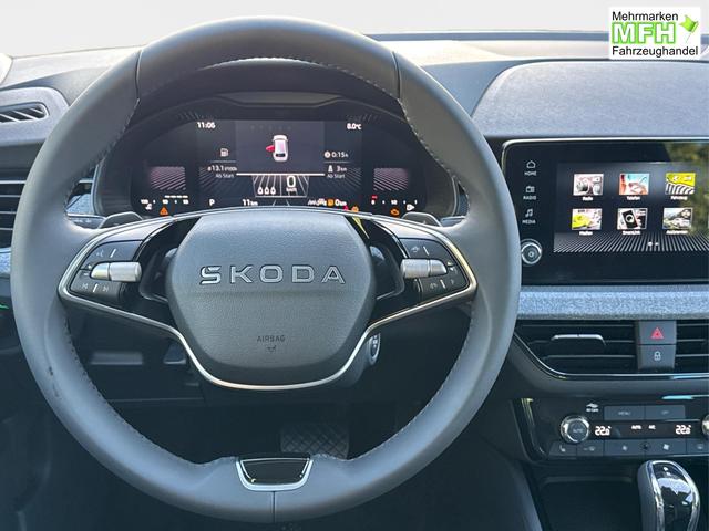 Skoda / Scala / Grau / / / Selection SHZ+KAMERA+SMARTLINK+LED+16 ALU, Bei den verwendeten Bildern kann es sich um Beispielbilder handeln, ggf. teilweise mit Sonderausstattung.