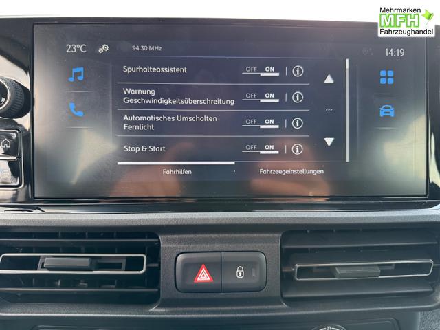 Toyota Proace City Verso 1,2 L2 Business 7 Sitzer Klima Einparkhilfe Apple Tempomat DAB 10 Zoll Display Regensensor 