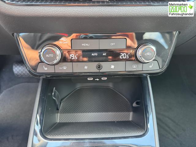 Skoda Fabia Drive Plus 1.0 TSI DSG 2 Zonen Klima PDC vorne und hinten Kamera Apple ACC 5JG Sitzheizung Alu Felgen 