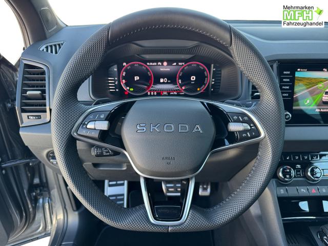 Skoda Karoq 2,0 TDI DSG Sportline 3ZKlima ACC 4x Sitzheizung 2x Einparkhilfe Anh&auml;ngerkupplungKamera 5J Garantie beheizte Windschutzscheibe 