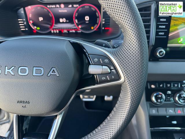 Skoda Karoq 2,0 TDI DSG Sportline 3ZKlima ACC 4x Sitzheizung 2x Einparkhilfe Anh&auml;ngerkupplungKamera 5J Garantie beheizte Windschutzscheibe 