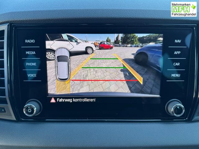 Skoda Karoq 2,0 TDI DSG Sportline 3ZKlima ACC 4x Sitzheizung 2x Einparkhilfe Anh&auml;ngerkupplungKamera 5J Garantie beheizte Windschutzscheibe 