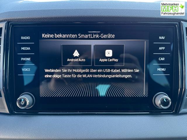 Skoda Karoq 2,0 TDI DSG Sportline 3ZKlima ACC 4x Sitzheizung 2x Einparkhilfe Anh&auml;ngerkupplungKamera 5J Garantie beheizte Windschutzscheibe 