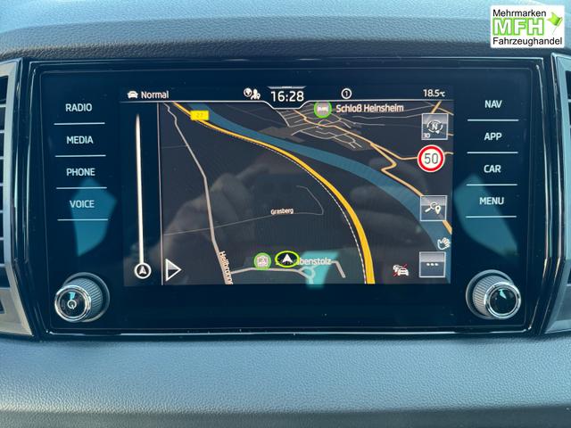 Skoda Karoq 2,0 TDI DSG Sportline 3ZKlima ACC 4x Sitzheizung 2x Einparkhilfe Anh&auml;ngerkupplungKamera 5J Garantie beheizte Windschutzscheibe 