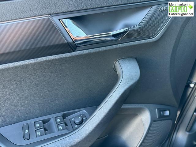 Skoda Karoq 2,0 TDI DSG Sportline 3ZKlima ACC 4x Sitzheizung 2x Einparkhilfe Anh&auml;ngerkupplungKamera 5J Garantie beheizte Windschutzscheibe 