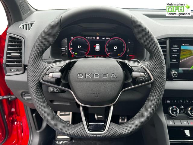 Neue Skoda Karoq Sportline top Austastung 