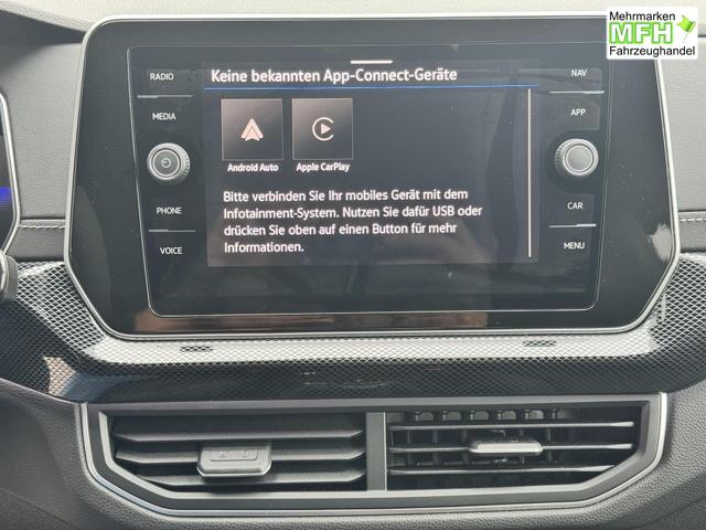 Volkswagen T-Cross 1,0 TSI DSG R-Line IQ Light Matrix ACC 2 x Einparkhilfe Sitzheizung Kamera18 Zoll 5J Garantie 