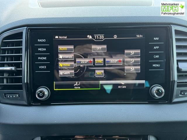 Reimport Skoda Karoq kaufen - innenraum und multimedia