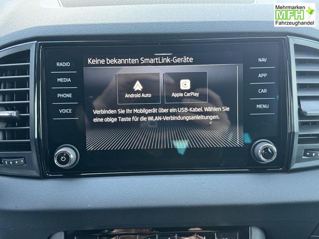 Reimport Skoda Karoq kaufen - innenraum und multimedia
