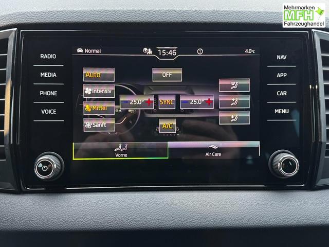 Skoda Karoq 1,5 TSI DSG Sportline Innenraum, ahk bilder