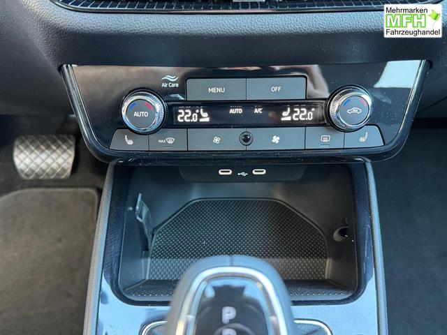 Skoda Fabia Extra Plus 1,5 TSI 2 ZoKlima ACC Navi 2x Einparkhilfe Kessy beheiztes Lenkrad Sitzheizung Sunset 5J Garantie 