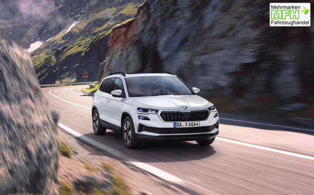 Skoda Karoq Sportline 2,0 TDI 2ZoKlima 18 Zoll Alu Navigation 5J Garantie 10 ViCo Matrix ACC el Heckklappe 2 x PDC Kamera 