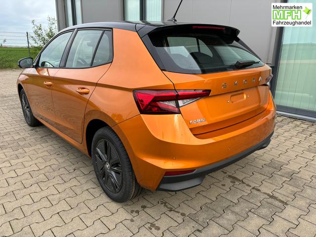 Skoda Fabia Top Selection ANGEBOT F&Uuml;R MENSCHEN MIT BEHINDERUNG AB 50%! 1.0 TSI 116PS DSG/AUTOMATIK, 15" Alu, Climatronic, SunSet, Multifunktions-Lederlenkrad beheizt, Infotainment 8", Smart Link, LED-Scheinwerfer, Nebelscheinwerfer, Parksensoren hinten, Sitzheizung, Tempomat 