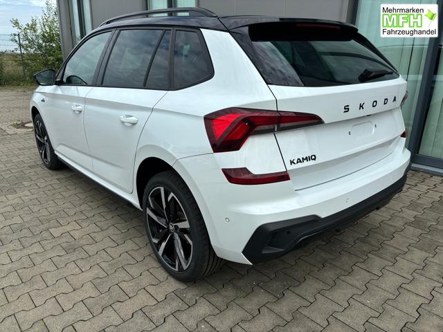 Skoda Kamiq Extra Plus 1.0 TSI 95PS, 5 Jahre Garantie, 16" Alu, Kessy, Alarm, Parksensoren vo/hi, Rückfahrkamera, Climatronic, Radio 8" + SmartLink, Sitzheizung, Tempomat, M-Lederlenkrad beheizt, Armlehne, NSW, SunSet, Virtual Cockpit 