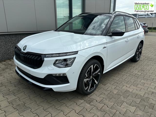 Skoda Kamiq Extra Plus 1.0 TSI 95PS, 5 Jahre Garantie, 16" Alu, Kessy, Alarm, Parksensoren vo/hi, Rückfahrkamera, Climatronic, Radio 8" + SmartLink, Sitzheizung, Tempomat, M-Lederlenkrad beheizt, Armlehne, NSW, SunSet, Virtual Cockpit 
