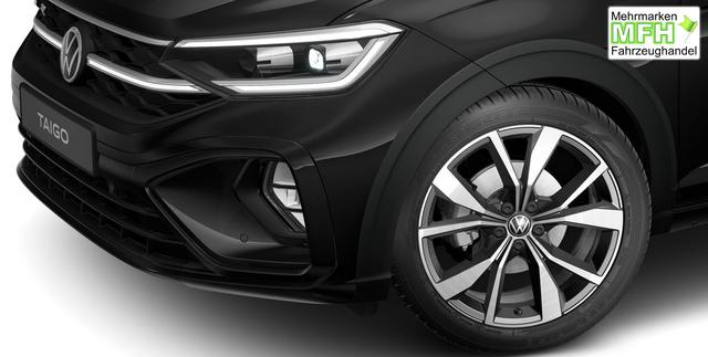 Volkswagen Taigo R-Line Limited 1.5 TSI 150PS DSG/AUTOMATIK inkl. 18" Alu Misano, Metallic, LED-MATRIX-Scheinwerfer IQ LIGHT, Keyless, Sicht-Paket, R&uuml;ckfahrkamera, Parksensoren vo/hi, Abgedunkelte Scheiben, Radio Ready2Discover + App-Connect, Klima, Sportsitze, M-Lederlenkrad 