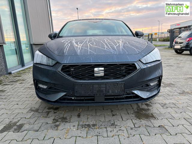 Seat Leon Style 1.5 eTSI Mild-Hybrid 150PS DSG/AUTOMATIK, 5 Jahre Garantie, 16" Alu, Climatronic, Parksensoren vorn/hinten, Media System PLUS 10,4"/Bluetooth, Tempomat, Full Digital Cockpit, LED-Scheinwerfer, M-Lederlenkrad, Reserverad, Verkehrszeichenerkennung 