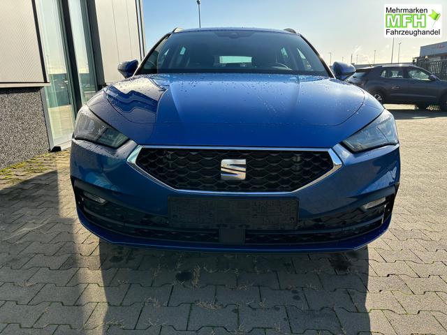 Seat Leon Sportstourer FR 1.5 eTSI Mild-Hybrid 150PS DSG/AUTOMATIK, 16" ALU, 1-Zonen-Climatronic, Privacy-Glas, Parksensoren vorn/hinten, Radio 10,4", Tempomat, LED-Scheinwerfer/-r&uuml;ckleuchten, M-Lederlenkrad, Nebelscheinwerfer 