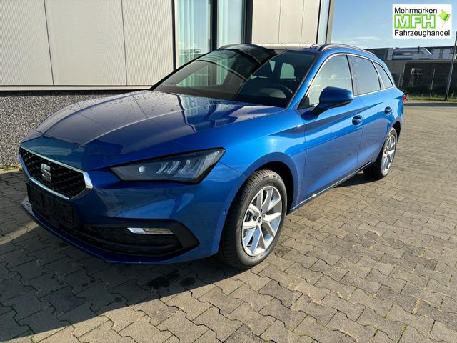 Seat Leon Sportstourer FR 1.5 eTSI Mild-Hybrid 150PS DSG/AUTOMATIK, 16" ALU, 1-Zonen-Climatronic, Privacy-Glas, Parksensoren vorn/hinten, Radio 10,4", Tempomat, LED-Scheinwerfer/-r&uuml;ckleuchten, M-Lederlenkrad, Nebelscheinwerfer 