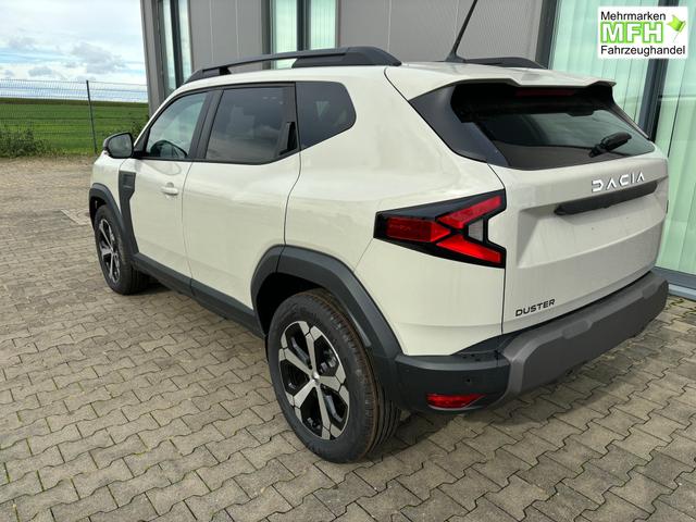 Dacia Duster Journey 1.8 HYBRID 155 AUTOMATIK (Benzin/Elektro), 18" Alufelgen "TAGASAN", Klimaautomatik, Hands-free, Rückfahrkamera, Parksensoren hinten, LED-Scheinwerfer, NAVI MEDIA LIV 10", Abgedunkelte Scheiben, Nebelscheinwerfer, Armlehne, Dachreling, Tempomat 