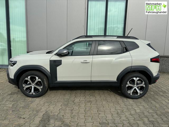 Dacia Duster Journey 1.8 HYBRID 155 AUTOMATIK (Benzin/Elektro), 18" Alufelgen "TAGASAN", Klimaautomatik, Hands-free, Rückfahrkamera, Parksensoren hinten, LED-Scheinwerfer, NAVI MEDIA LIV 10", Abgedunkelte Scheiben, Nebelscheinwerfer, Armlehne, Dachreling, Tempomat 