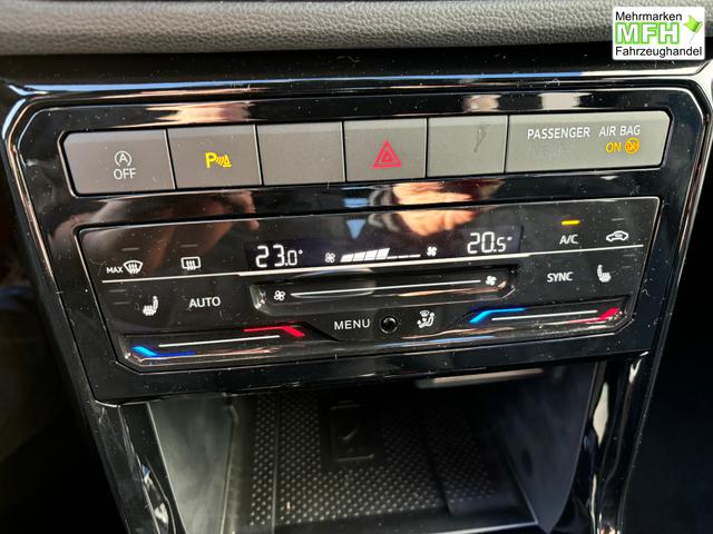 Volkswagen T-Cross R-Line 1.0 TSI 115PS DSG/AUTOMATIK, 17" Alu, LED-Scheinwerfer, Adaptiver Tempomat, Parksensoren vo/hi, Radio "Ready2Discover", Wireless App-Connect, Klima, Lederlenkrad, Digitales Cockpit, Sto&szlig;f&auml;nger im R-Design, Side Assist, Travel Assist 