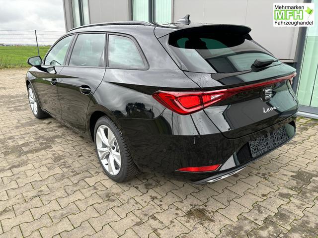 Seat Leon Sportstourer FR 1.5 eTSI Mild-Hybrid 150PS DSG/AUTOMATIK, 16" ALU, 1-Zonen-Climatronic, Privacy-Glas, Parksensoren vorn/hinten, Radio 10,4", Tempomat, LED-Scheinwerfer/-r&uuml;ckleuchten, M-Lederlenkrad, Nebelscheinwerfer 