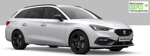 Seat Leon Sportstourer FR Black Edition 2.0 TDI 150PS DSG, 5J Garantie, 18" Alu schwarz Winterpaket, Alarm, 3-Zonen-Climatronic, Abgedunkelte Scheiben, Park Assistent, R&uuml;ckfahrkamera, Parksensoren vorn/hinten, Sportsitze, NAVIGATION 12,9", ACC, TOTER-WINKEL, MATRIX-LED-SCHEINWERFER 