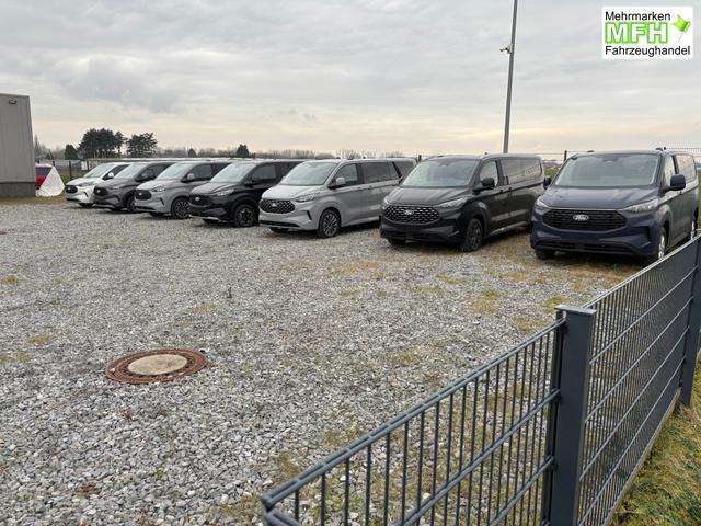 Ford Tourneo Custom Active 2.0 TDCi 170PS AUTOMATIK ALLRAD L1H1, 5J Garantie, 8 Pl&auml;tze, 13"-Navi, Adaptiver Tempomat, Toter-Winkel, Alarm, 2 Schiebet&uuml;ren, 17" Alu, Sitzheizung, 3-Zonen-Klimautomatik, Privacy-Glas, Spiegel elektr. anklappbar, Parksensoren v/h, R&uuml;ckfahrkamera 