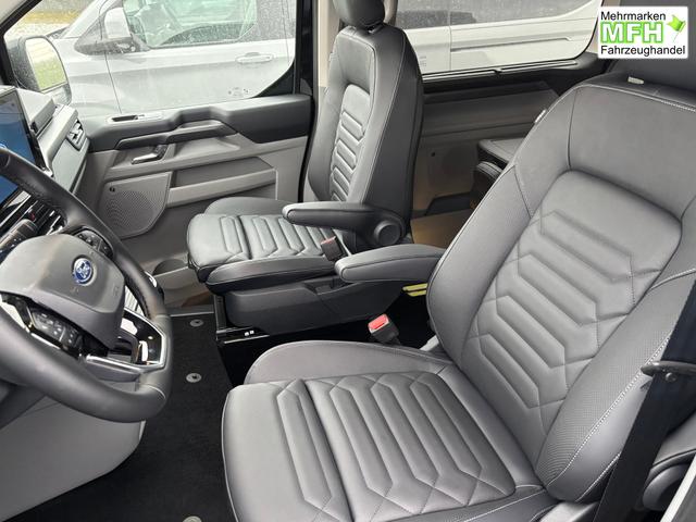 Ford Tourneo Custom Active 2.0 TDCi 170PS AUTOMATIK ALLRAD L1H1, 5J Garantie, 8 Pl&auml;tze, 13"-Navi, Adaptiver Tempomat, Toter-Winkel, Alarm, 2 Schiebet&uuml;ren, 17" Alu, Sitzheizung, 3-Zonen-Klimautomatik, Privacy-Glas, Spiegel elektr. anklappbar, Parksensoren v/h, R&uuml;ckfahrkamera 
