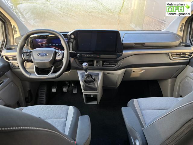 Ford Tourneo Custom Active 2.0 TDCi 170PS AUTOMATIK ALLRAD L1H1, 5J Garantie, 8 Pl&auml;tze, 13"-Navi, Adaptiver Tempomat, Toter-Winkel, Alarm, 2 Schiebet&uuml;ren, 17" Alu, Sitzheizung, 3-Zonen-Klimautomatik, Privacy-Glas, Spiegel elektr. anklappbar, Parksensoren v/h, R&uuml;ckfahrkamera 
