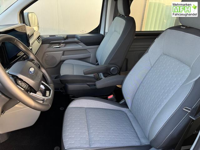 Ford Tourneo Custom Active 2.0 TDCi 170PS AUTOMATIK ALLRAD L1H1, 5J Garantie, 8 Pl&auml;tze, 13"-Navi, Adaptiver Tempomat, Toter-Winkel, Alarm, 2 Schiebet&uuml;ren, 17" Alu, Sitzheizung, 3-Zonen-Klimautomatik, Privacy-Glas, Spiegel elektr. anklappbar, Parksensoren v/h, R&uuml;ckfahrkamera 