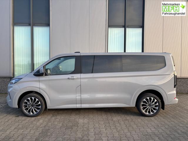 Ford Tourneo Custom Active 2.0 TDCi 170PS AUTOMATIK ALLRAD L1H1, 5J Garantie, 8 Pl&auml;tze, 13"-Navi, Adaptiver Tempomat, Toter-Winkel, Alarm, 2 Schiebet&uuml;ren, 17" Alu, Sitzheizung, 3-Zonen-Klimautomatik, Privacy-Glas, Spiegel elektr. anklappbar, Parksensoren v/h, R&uuml;ckfahrkamera 