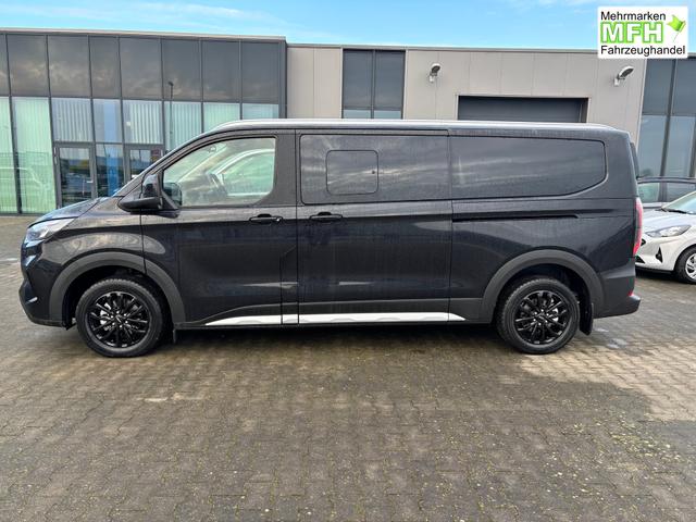 Ford Tourneo Custom Active 2.0 TDCi 170PS AUTOMATIK ALLRAD L1H1, 5J Garantie, 8 Pl&auml;tze, 13"-Navi, Adaptiver Tempomat, Toter-Winkel, Alarm, 2 Schiebet&uuml;ren, 17" Alu, Sitzheizung, 3-Zonen-Klimautomatik, Privacy-Glas, Spiegel elektr. anklappbar, Parksensoren v/h, R&uuml;ckfahrkamera 