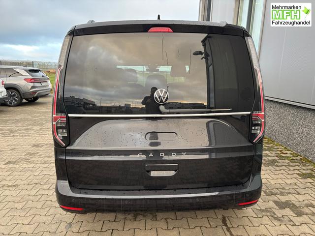 Volkswagen Caddy Style 1.5 TSI 115PS DSG/AUTOMATIK, Deep-Black, 17" Alu/Ganzjahresreifen, Winterpaket, ACC-Tempomat, Toter-Winkel, ParkAssist, Parksensoren vo/hi, R&uuml;ckfahrkamera, Radio Ready2Discover 10" + Wireless AppConnect, Climatronic, Abgedunkelte Scheiben, M-Lederlenkrad 