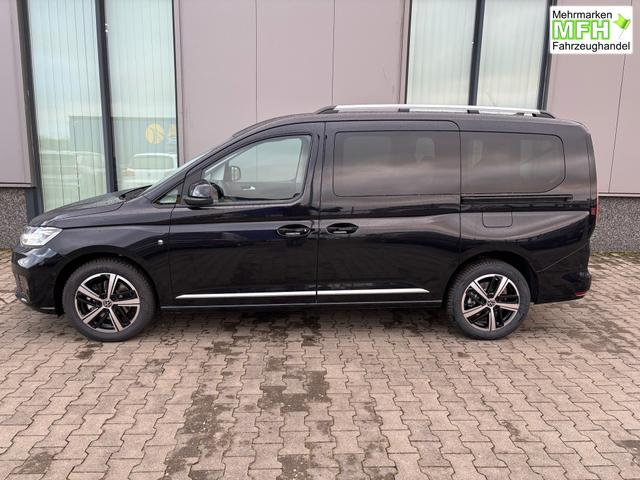 Volkswagen Caddy Style MAXI 7-SITZER 1.5 TSI 115PS DSG/AUTOMATIK, Deep-Black, 17" Alu/Ganzjahresreifen, Winterpaket, ACC-Tempomat, Toter-Winkel, ParkAssist, Parksensoren vo/hi, Rückfahrkamera, Radio Ready2Discover 10" + Wireless AppConnect, Climatronic, Abgedunkelte Scheiben 