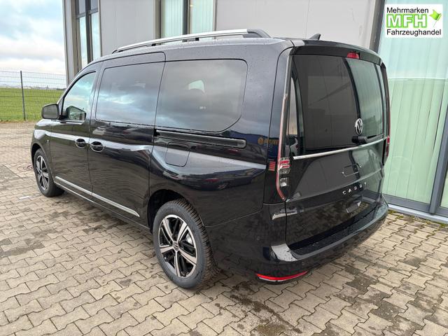 Volkswagen Caddy Style MAXI 7-SITZER 1.5 TSI 115PS DSG/AUTOMATIK, Deep-Black, 17" Alu/Ganzjahresreifen, Winterpaket, ACC-Tempomat, Toter-Winkel, ParkAssist, Parksensoren vo/hi, Rückfahrkamera, Radio Ready2Discover 10" + Wireless AppConnect, Climatronic, Abgedunkelte Scheiben 