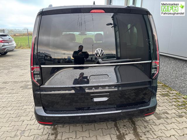 Volkswagen Caddy Style MAXI 7-SITZER 1.5 TSI 115PS DSG/AUTOMATIK, Deep-Black, 17" Alu/Ganzjahresreifen, Winterpaket, ACC-Tempomat, Toter-Winkel, ParkAssist, Parksensoren vo/hi, Rückfahrkamera, Radio Ready2Discover 10" + Wireless AppConnect, Climatronic, Abgedunkelte Scheiben 