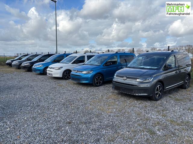 Volkswagen Caddy Style MAXI 7-SITZER 1.5 TSI 115PS DSG/AUTOMATIK, Deep-Black, 17" Alu/Ganzjahresreifen, Winterpaket, ACC-Tempomat, Toter-Winkel, ParkAssist, Parksensoren vo/hi, Rückfahrkamera, Radio Ready2Discover 10" + Wireless AppConnect, Climatronic, Abgedunkelte Scheiben 