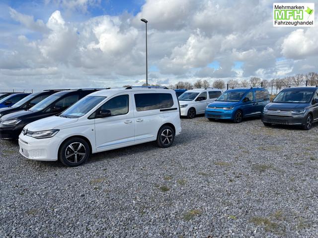 Volkswagen Caddy Style MAXI 7-SITZER 1.5 TSI 115PS DSG/AUTOMATIK, Deep-Black, 17" Alu/Ganzjahresreifen, Winterpaket, ACC-Tempomat, Toter-Winkel, ParkAssist, Parksensoren vo/hi, Rückfahrkamera, Radio Ready2Discover 10" + Wireless AppConnect, Climatronic, Abgedunkelte Scheiben 