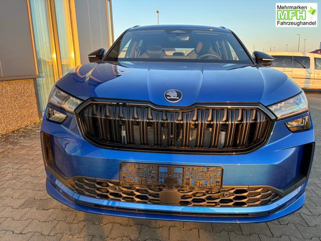Skoda Kodiaq Sportline Angebot f. Menschen mit Behinderung 100%! 2.0 TSI 204PS 4x4 DSG, 19" Alu, NAVI 13", MATRIX-LED-Scheinwerfer, KESSY, Alarm, Parksensoren vorn/hinten, R&uuml;ckfahrkamera, Tempomat, Elektr. Heckklappe + Fahrersitz, Sitzheizung, 3-Zonen-Climatronic 