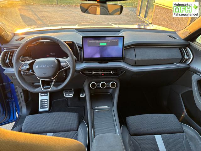 Skoda Kodiaq Sportline Angebot f. Menschen mit Behinderung 100%! 2.0 TSI 204PS 4x4 DSG, 19" Alu, NAVI 13", MATRIX-LED-Scheinwerfer, KESSY, Alarm, Parksensoren vorn/hinten, R&uuml;ckfahrkamera, Tempomat, Elektr. Heckklappe + Fahrersitz, Sitzheizung, 3-Zonen-Climatronic 