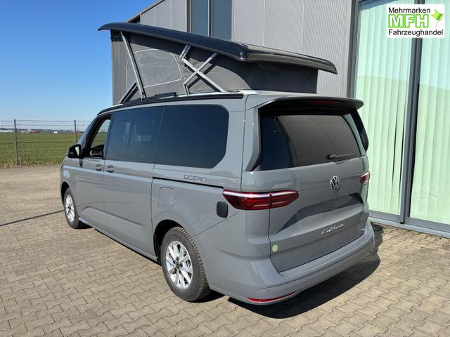 Volkswagen T7 California Beach 2.0 TSI 204PS DSG (AUTOMATIK), Aufstelldach, Klimaanlage, Parksensoren vorne und hinten, Digital Cockpit Pro, Radio Ready2Discover 10" + Wireless App-Connect, SIDE ASSIST, ACC, LED-Scheinwerfer, M-Lederlenkrad, Schiebetüren links rechts 