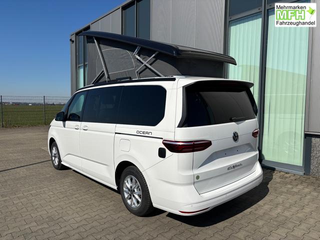 Volkswagen T7 California Beach 2.0 TSI 204PS DSG (AUTOMATIK), Aufstelldach, Klimaanlage, Parksensoren vorne und hinten, Digital Cockpit Pro, Radio Ready2Discover 10" + Wireless App-Connect, SIDE ASSIST, ACC, LED-Scheinwerfer, M-Lederlenkrad, Schiebetüren links rechts 