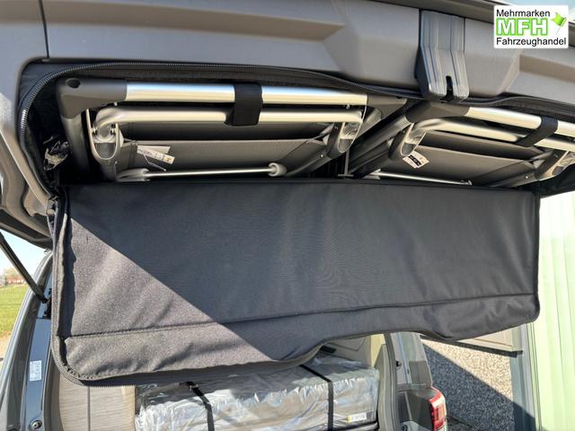 Volkswagen T7 California Beach 2.0 TSI 204PS DSG (AUTOMATIK), Aufstelldach, Klimaanlage, Parksensoren vorne und hinten, Digital Cockpit Pro, Radio Ready2Discover 10" + Wireless App-Connect, SIDE ASSIST, ACC, LED-Scheinwerfer, M-Lederlenkrad, Schiebetüren links rechts 