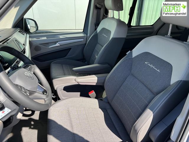 Volkswagen T7 California Beach 2.0 TSI 204PS DSG (AUTOMATIK), Aufstelldach, Klimaanlage, Parksensoren vorne und hinten, Digital Cockpit Pro, Radio Ready2Discover 10" + Wireless App-Connect, SIDE ASSIST, ACC, LED-Scheinwerfer, M-Lederlenkrad, Schiebetüren links rechts 