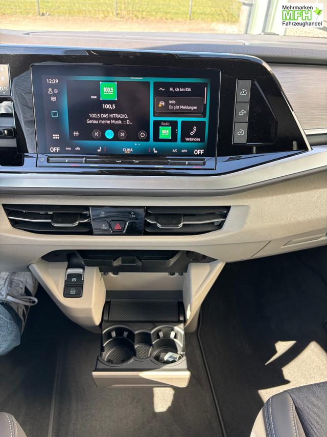 Volkswagen T7 California Beach 2.0 TSI 204PS DSG (AUTOMATIK), Aufstelldach, Klimaanlage, Parksensoren vorne und hinten, Digital Cockpit Pro, Radio Ready2Discover 10" + Wireless App-Connect, SIDE ASSIST, ACC, LED-Scheinwerfer, M-Lederlenkrad, Schiebetüren links rechts 