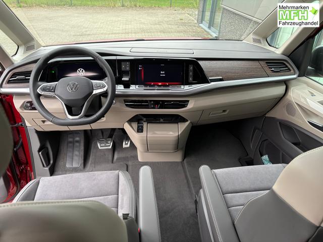Volkswagen T7 Multivan Style 2.0 TSI 204PS DSG, 5 Jahre VW-Garantie, 7-Sitzer, IQ.LIGHT LED-MATRIX-SCHEINWERFER, 3-ZONEN-CLIMATRONIC, Alarm, Digital Cockpit Pro, Sitzheizung, 17" Alu, R&uuml;ckfahrkamera, Park Assist, Parksensoren vorn & hinten, Elektr. Schiebet&uuml;re links rechts 
